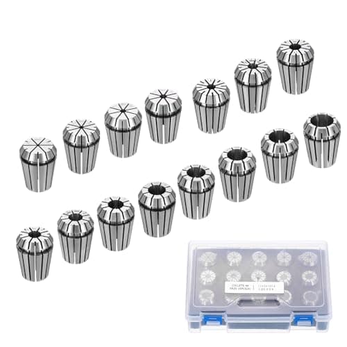 Image of sourcing map 15pcs Spring Collet Chuck ER25 2mm-16mm 65Mn Spring Steel Precision Router Collets for CNC Engraving Milling Lathe Tool