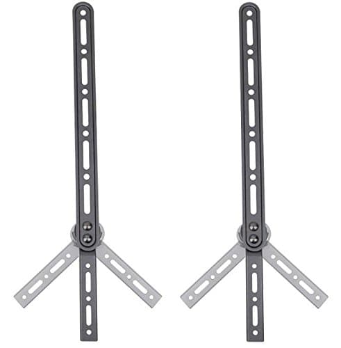Image of electrosmart Adjustable Universal Sound Bar Speaker Bracket/Mount/Holder Fix Soundbar Below TV VESA