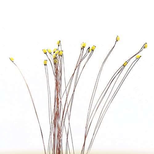 Image of Evemodel C0402B 20-100pcs Pre-soldered micro 0.1mm Copper Wired BLUE SMD Led 0402 NEW