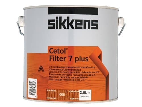 Image of Sikkens SIKCF7PLO 2.5L Cetol Filter 7-Plus Translucent Woodstain Light Oak