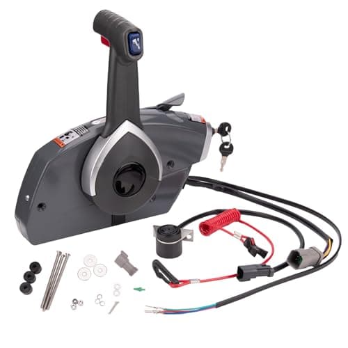 Image of Outboard Remote Control Box Throttle Shift for BRP Johnson Evinrude 5006180 Side Mount Boat Remote Control Box