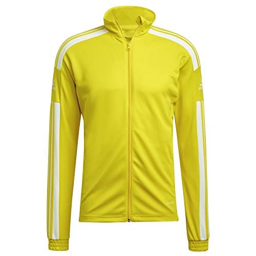 Image of adidas Men's Squadra 21 Training Jacket, Team Yellow / White, 3XL