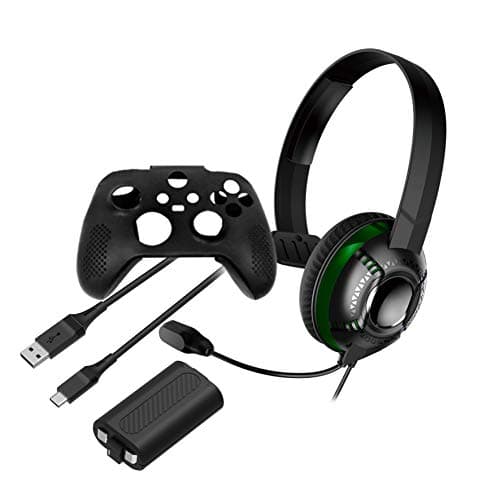 Image of Xbox Series X Play & Charge Kit with bonus Chat Headset and Controller Skin