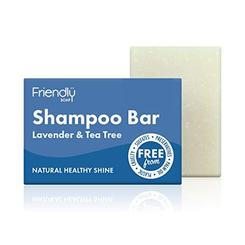 Image of FRIENDLY SOAP Lavender Tea Tree Shampoo Bar, 95 GR