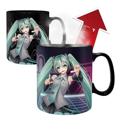Image of ABYSTYLE Hatsune Miku Heat Change 460ml Ceramic Magic Mug