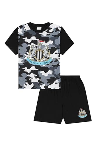 Image of Newcastle United Boys Football Club Camouflage Short Pyjama Set (6-7 Years)