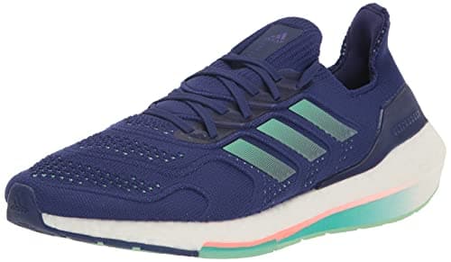Image of adidas Men's Ultraboost 22 Heat.rdy Running Shoes, Legacy Indigo/Pulse Mint/Purple Rush, 10.5 UK