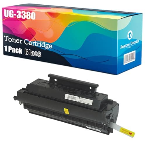 Image of High Yield UG-3380 UG3380 Toner Cartridge Compatible for Panasonic DX-600 DX-600 Panafax UF-6100 UF-580 UF-585 UF-590 UF-595 UF-6300 Printer, Unleash High-Definition Printing(Black)
