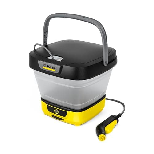 Image of Kärcher OC 3 Foldable Portable Cleaner, Low Pressure Washer, Outdoor Mobile Cleaning, Battery Powered