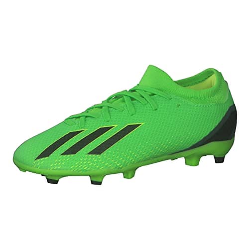 Image of adidas Unisex Kids X Speedportal.3 Fg J Sneaker, Solar Green Core Black Solar Yellow, 11 UK Child