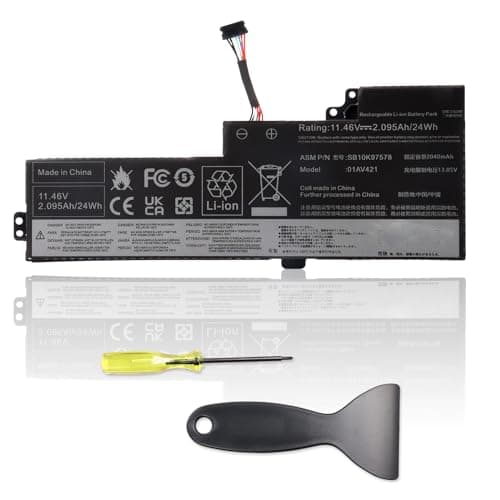 Image of OPAHUTER 01AV421 Laptop Battery Replacement for Lenovo ThinkPad T470 T480 A475 A485 TP25 Anniversary Edition 25 Series Notebook,for 01AV419 01AV420 01AV489 SB10K97576 SB10K97577 SB10K97578 Battery
