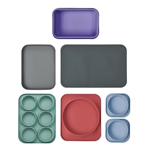 Image of MasterClass Silicone Bakeware Set Made from Non-Toxic, Non-Stick, Durable, Water, Heat Resistant Baking Essentials, Dishwasher, Microwave, Oven Safe, Includes Silicone Baking Sheet, 7 PC
