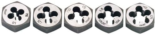 Image of Draper 79198 Metric Hexagon Die Nut Set (5 Pieces)