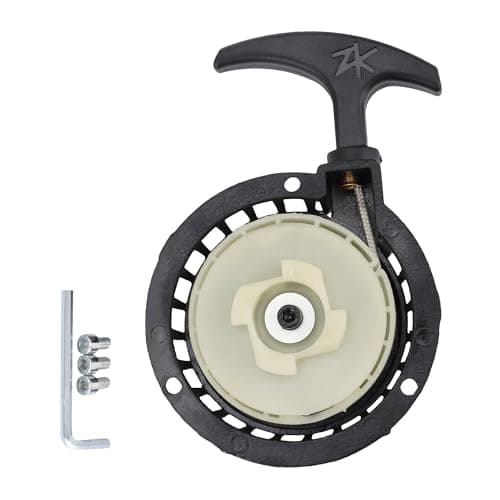 Image of GOOFIT Aluminum Pull Start Starter for 2 Stroke 49cc Engine Mini ATV Pocket Bike Dirt Bike