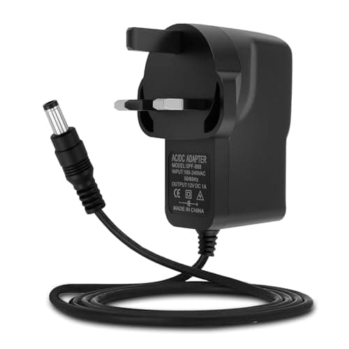 Image of 12V 1A Power Supply Adapter, AC 100-240V 50/60Hz to DC 12V 1Amp Switching Adaptor for LED Strip Light CCTV Router, Universal 12Volts External Power Adapter Barrel Jack 5.5mm x 2.1mm (1A 12W)