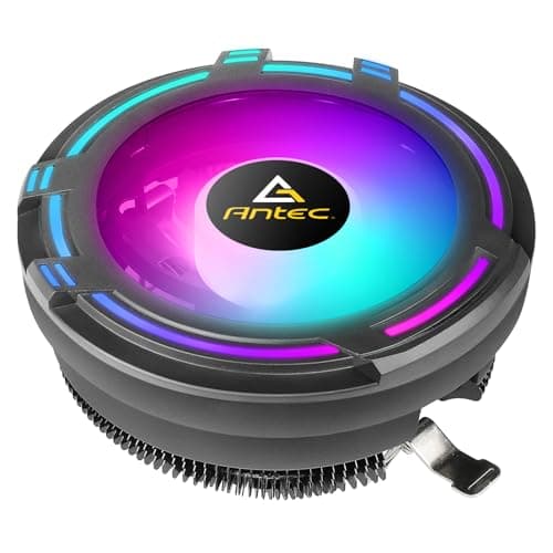 Image of Antec T120 Chromatic Compact Heatsink & Fan, Intel & AMD Sockets, RGB Silent Fan, Black Aluminium Fins, 95W TDP