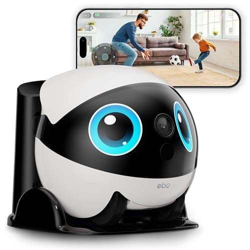 Image of EBO Air 2 Plus FamilyBot AI Intelligent Mobile Robot for Home Surveillance with Custom Face Image,3K Security Camera with Battery,Pet Camera with Night Vision,Smart Cruise,Self-Charging,2-Way Audio
