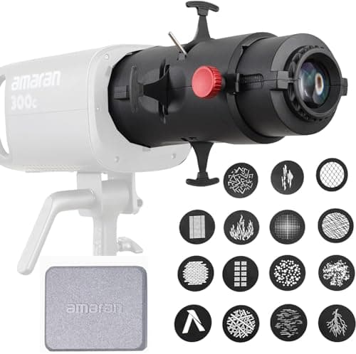Image of Aputure Amaran Spotlight SE Bowens Mount Projection Lens for Amaran 150c,Amaran 300c,Amaran 200X etc (19º Lens Kit)
