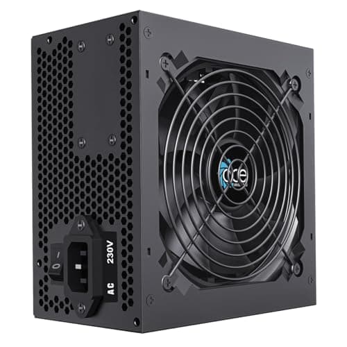 Image of Ace Power 650W PSU, ATX Switching Power Supply, Desktop PC PSU, 120mm Quiet Fan, (4+4) 8-Pin 12V, 6+2 Pin PCI-E, 6x SATA