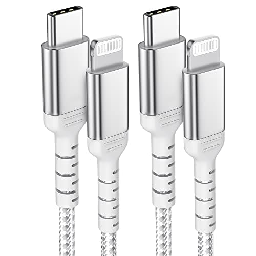 Image of ULIFTUS USB C to Lightning Cable, 2Pack 2M iPhone USB C Fast Charging Cable Mfi Certified USBC to Lightning Power Delivery Cord for iPhone 14 13 12 11 Pro Max XR XS X 8 Plus SE