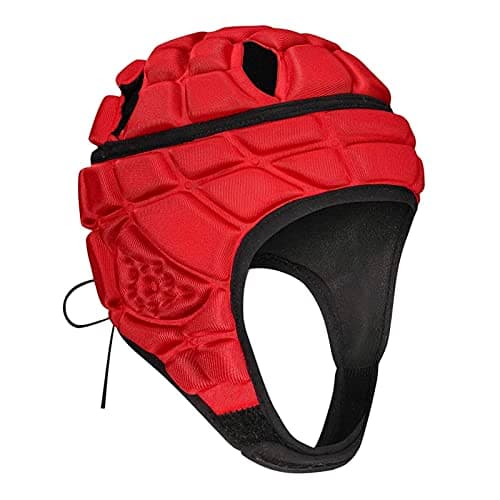 Image of Soft Shell Football Rugby Headguard Foam Cotton Head Protective Soft Padded Headgear Soccer No Bump Cap for Kids Youth