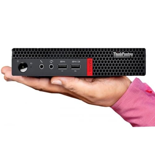 Image of Lenovo ThinkCentre Mini Business Desktop, Ultra-Quiet Design, Dual-4K Monitor Support, AMD Dual-Core Processor, USB-C, Wi-Fi, RJ-45, Bluetooth, KB & Mouse, Windows 11 Pro (16GB RAM | 512GB SSD)