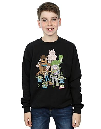 Image of Disney Boys Toy Story Half Doll Half Spider Sweatshirt 9-11 Years Black