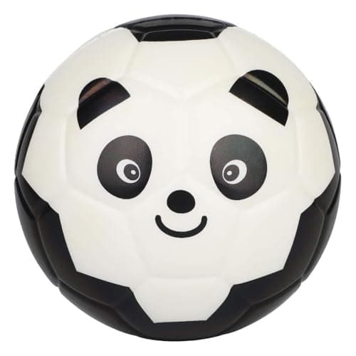 Image of 6 Inches Mini Soccer,Cute Animal Design Soft Foam Ball For Kids, Soft and Bouncy,Perfect Size For Kids Playing (Panda)