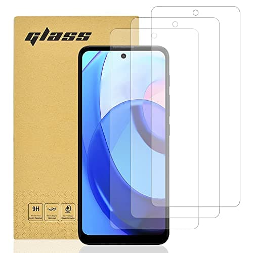 Image of Totill [3 Pack] for Motorola Moto E30 and E40 Tempered Screen Protector, 99.99% HD Clarity 9H Hardness Premium Quality Guard Film Case Friendly Comfortable Round Edge Shockproof Scratchproof oilproof