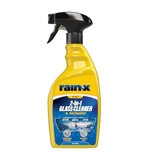 Image of Rain-X 2-in-1 Glass Cleaner + Rain Repellent – Streak-Free Shine & Advanced Water Beading – Helps Protect Against Rain, Snow, Ice & Insects – Quick & Easy Spray Application – 500ml