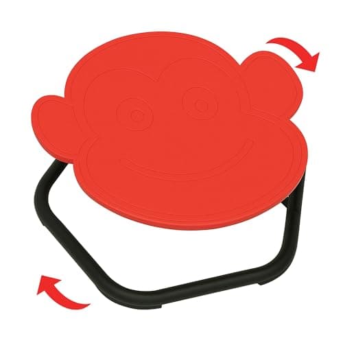 Image of MagicMeadow Sensory Spinning Chair for Autism - Monkey Therapeutic Swivel Seat for Autism & ADHD Chair - Calming Spinny for Children’s Support - Non-slip Sit and Spin Sensory Spinning Seat