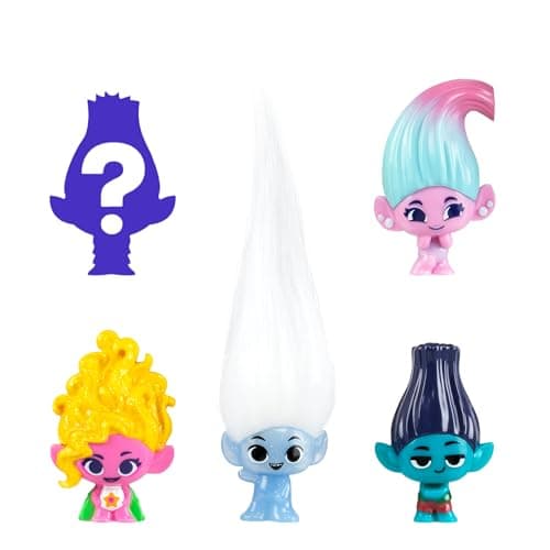 Image of Trolls DreamWorks Band Together Mineez 5 Surprise Pack