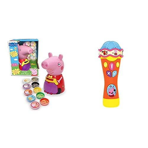 Image of Peppa Pig PP11 Count with Peppa, Multi & none PP07 Singalong & Learn Microphone, Multi