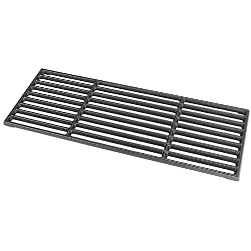 Image of GFTIME 43 x 16cm Cast Iron Grill Grate for Charbroil, Enders Boston 4, Enders Monroe 4 Pro, Gourmet BBQ and Other Gas Grills, Cast Iron Cooking Grates Spare Parts, Solid Cast Iron Grate