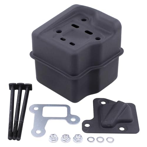 Image of Doo Engy Silencer Exhaust Rear Silencer Exhaust System with Seal and Screws Bolts for Stihl MS 290 MS 390 MS 029 MS 039 MS390 MS290 Chainsaw