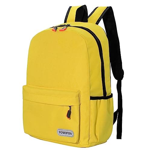 Image of POWOFUN 15 inch Kids Backpack Lightweight Elementary School bag Kindergarten Bookbag Casual Travel Daypack Children Backpack for Girls Boys