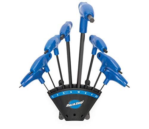 Image of Park Tool PH-1.2 P-Handled Hex Wrench Set with Holder Tool, Blue