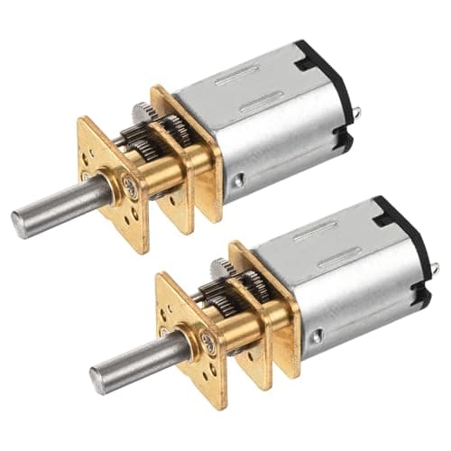 Image of DMiotech 2Pcs 6V 600RPM Rated Torque 1.5 Output Shaft Length 10mm Micro DC Speed Reduction Motor Mini Metal Gearbox Motor for RC Car Robot Model DIY RC Toys Engine