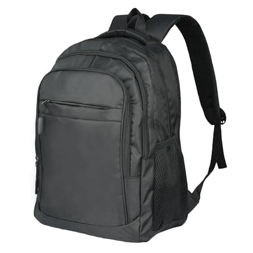 Image of Bekahizar Laptop Backpack, 15.6-Inch Laptop Rucksack Travel Work Bag for Men Women (Black)