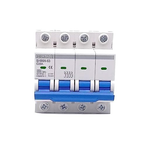 Image of GJEXXPTST Din Rail Circuit Breaker 4 Pole 400V~ Household Air Switch Distribution Box Mechanical Equipment Motor Protection 72mm MCB(4a)