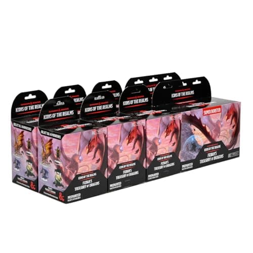 Image of WizKids D&D Icons of The Realms Miniatures: Set 22-8 Count Booster Brick. Assorted Pre-Painted Miniatures - Dungeons & Dragons