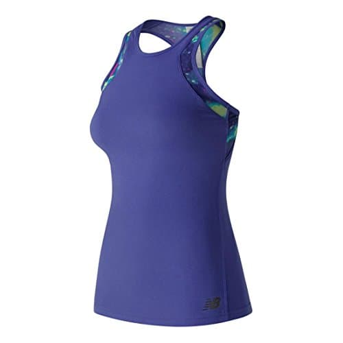 Image of New Balance Women's Anticipate Tank Top, Blue Iris, S