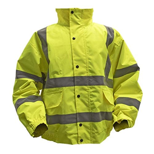 Image of Sealey 802L Hi-Vis Yellow Jacket with Quilted Lining & Elasticated Waist - Large