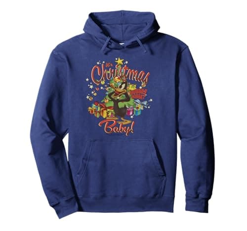 Image of It's Christmas Baby Hubba Hubba Fun Looney Tunes Pullover Hoodie