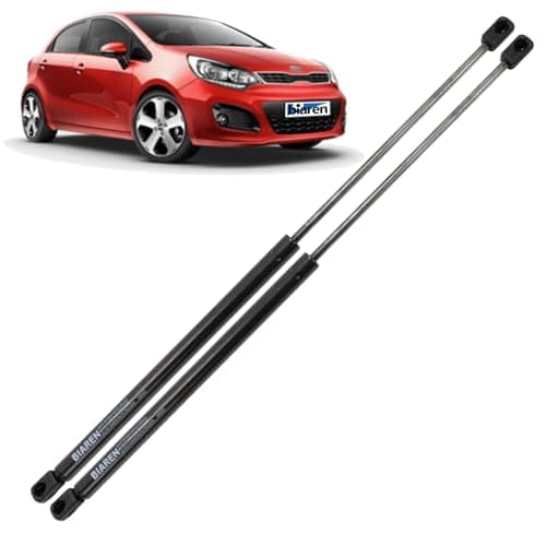 Image of BIAREN 2x Rear Tailgate Boot Gas Struts For Kia Rio III UB Hatchback 2011-2017 Lift Support System 400 (N) 492 MM 817701W200 817801W200