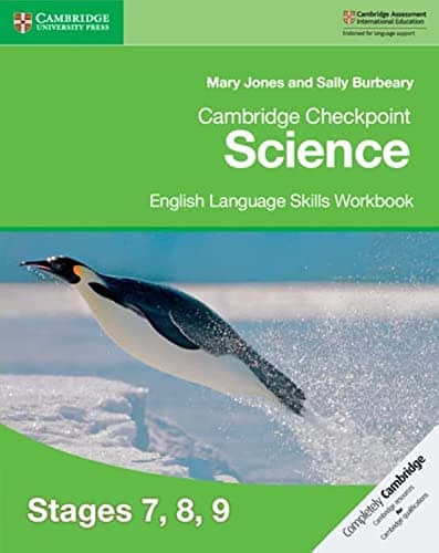 Image of Cambridge Checkpoint Science English Language Skills Workbook Stages 7, 8, 9