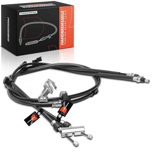 Image of Frankberg Handbrake Cable Handbrake Cable Rear Compatible with C-Max II DXA/CB7 DXA/CEU C-Max II Van Focus III Focus III Box/Hatchback Saloon Turnier Van Replace# 1686078
