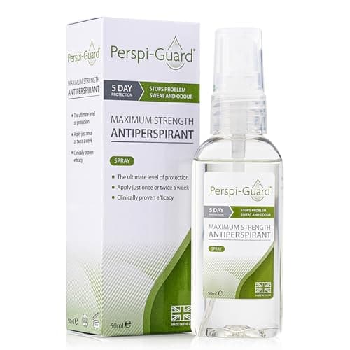 Image of Perspi-Guard Maximum Strength Antiperspirant Spray 50 ml, 1-Pack, Strong Deodorant for Excessive Sweating & Hyperhidrosis, Anti Sweat Spray, Unscented