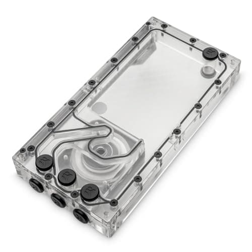 Image of EK-Quantum Kinetic³ FLT 240 D5 PWM D-RGB Pump-Reservoir Combo Unit, Plexi, 278.5 x 148 x 77mm, 300ml Capacity