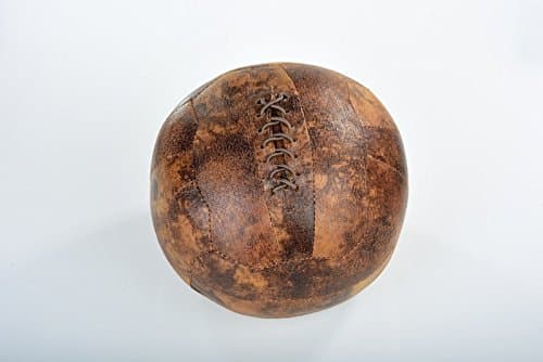 Image of WAY HOME STORE Football Faux Leather Door Stop